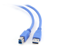 GEMBIRD Kabel USB 3.0 typu AB AM-BM  3m niebieski CCP-USB3-AMBM-10 - 64433 - zdjęcie 1